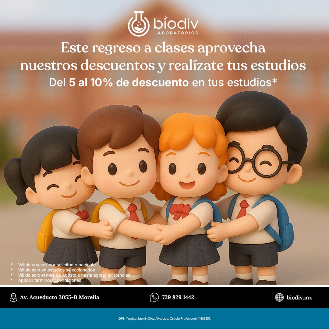 Promoción Julio 2025 Laboratorio Análisis Clínicos Morelia