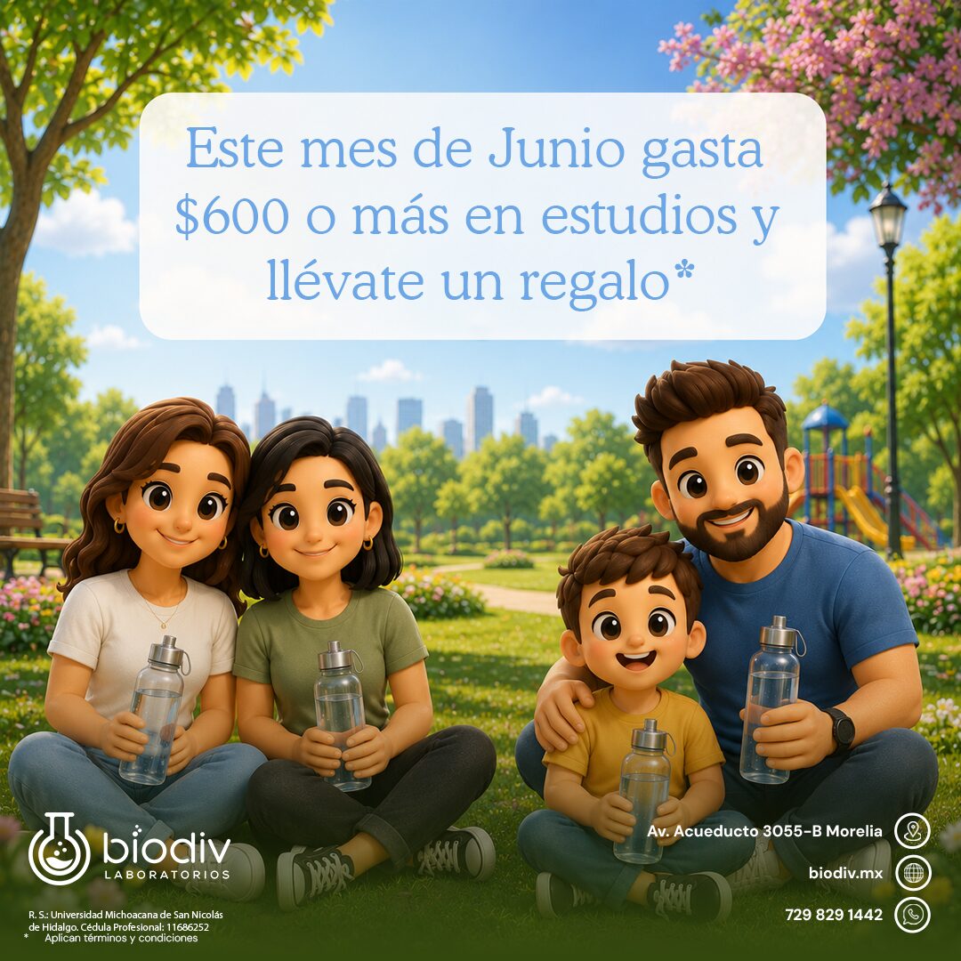 Promoción Junio 2026 Laboratorio de Análisis Clínicos Biodiv Morelia